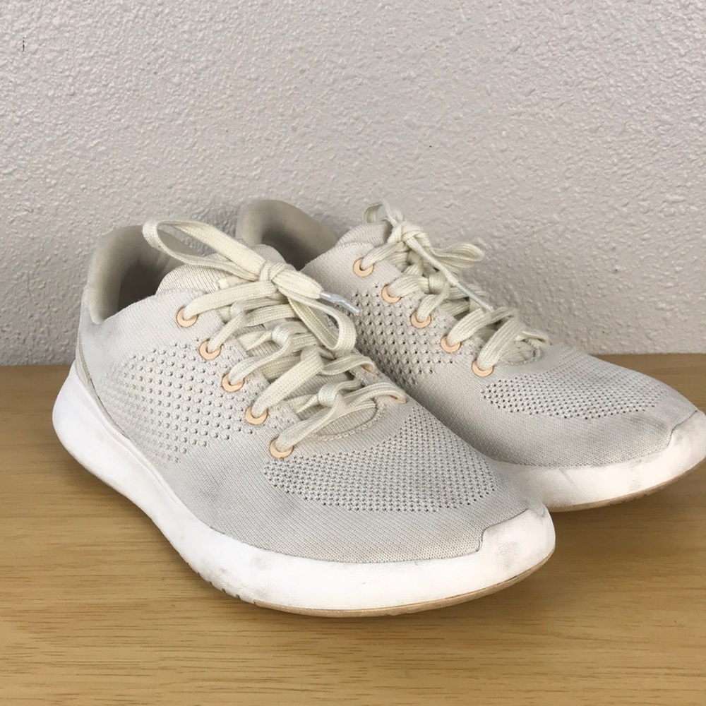 Kizik Lima Walking Shoes White Cream Women’s 8